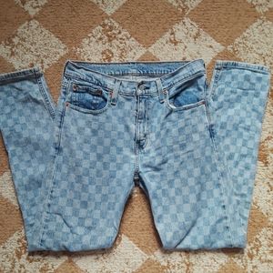 Levi's checkered Jeans